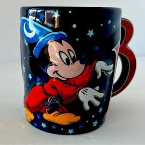Commemorative 2013 Disney Resort Embossed Fantasia Mickey 16oz Coffee Mug